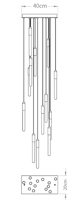 Подвесной светильник GLOW STICK by Romatti