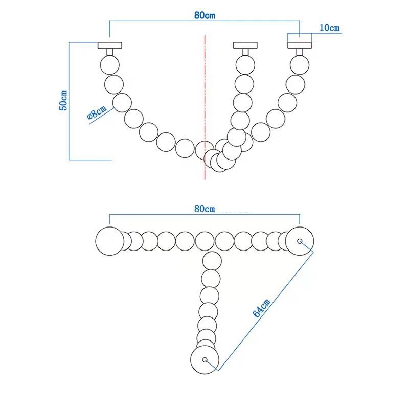 Люстра BEADS by Romatti
