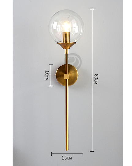 Дизайнерский настенный светильник (Бра) ELISA by Romatti