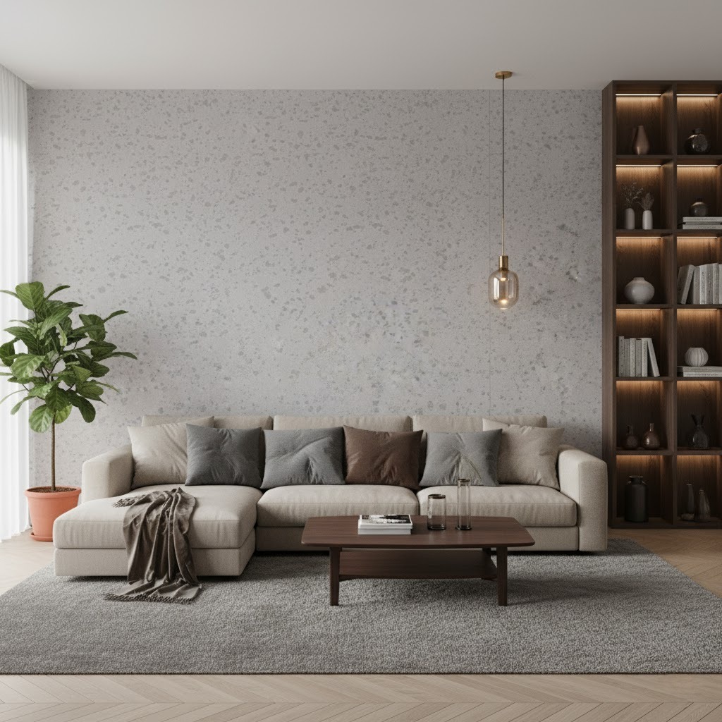 Стеновая панель NEW TRAVERTINO L-GREY by Romatti