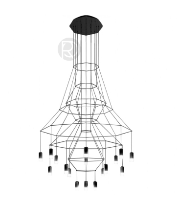 Дизайнерская люстра WIREFLOW by Romatti
