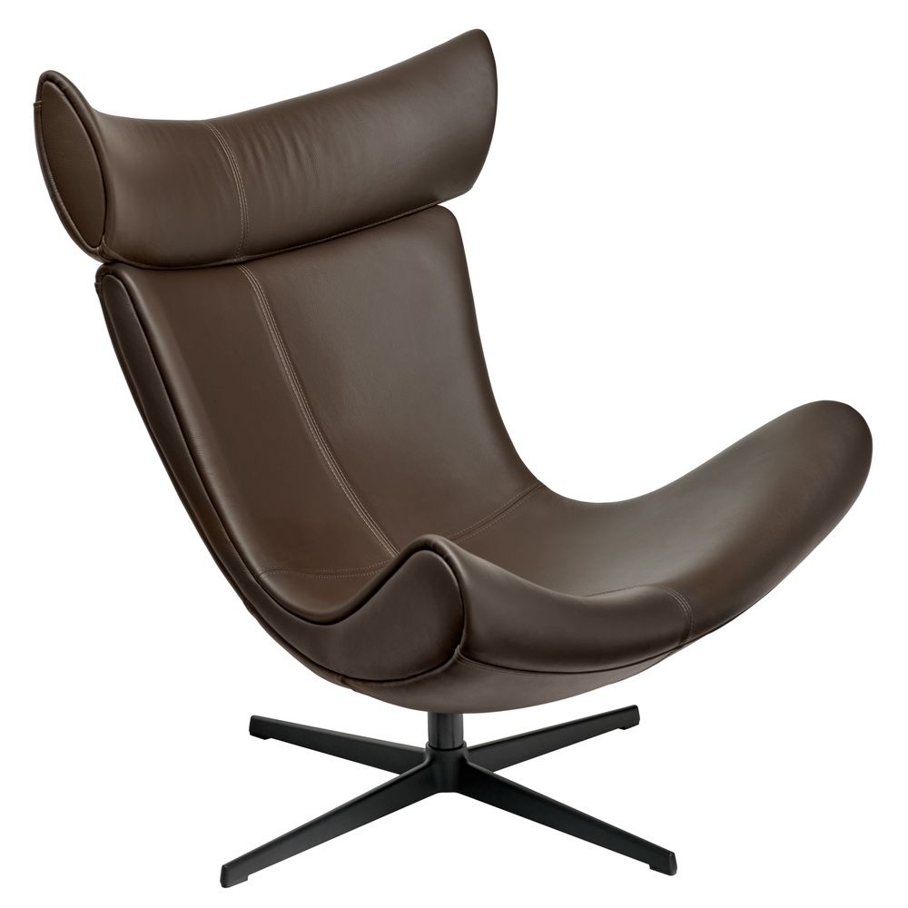 Кресло IMOLA коричневый, натуральная кожа