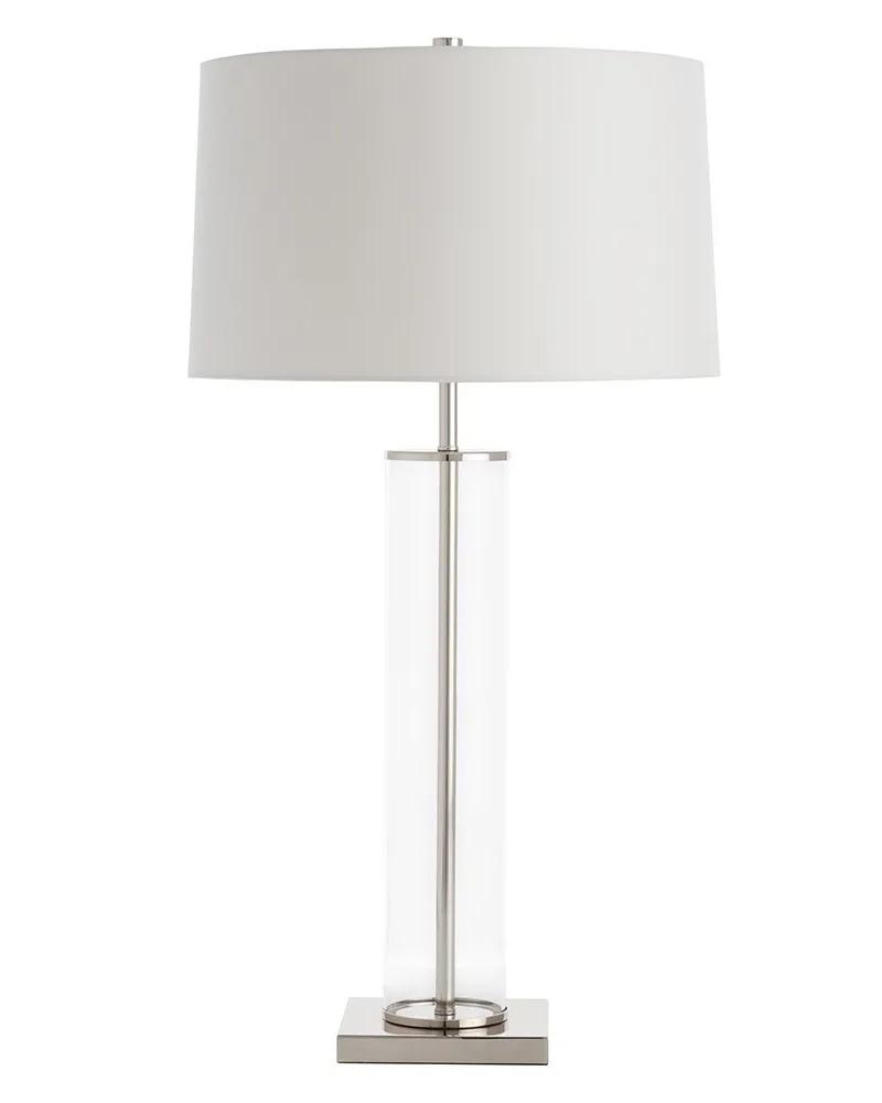 Дизайнерская настольная лампа TIMES silver by Romatti