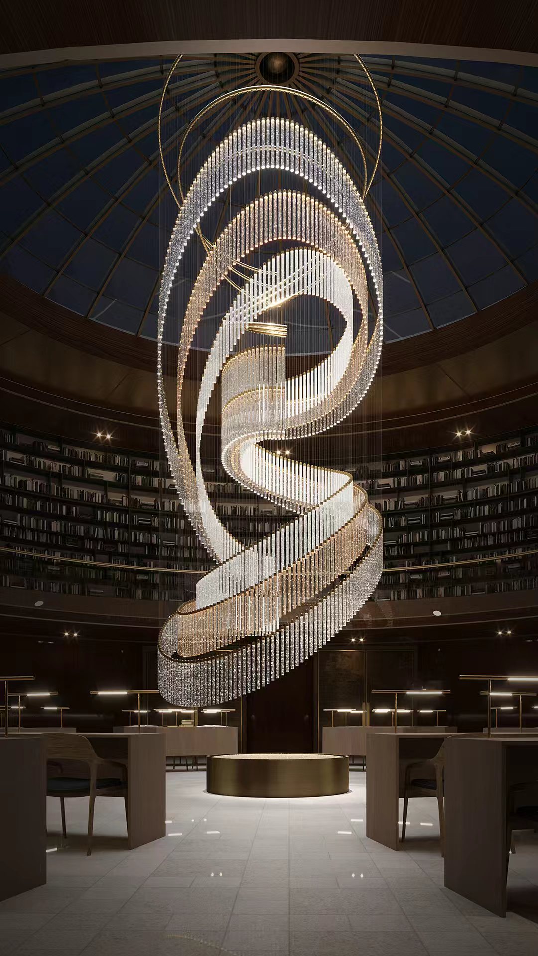 Люстра CRYSTAL SPIN by Romatti