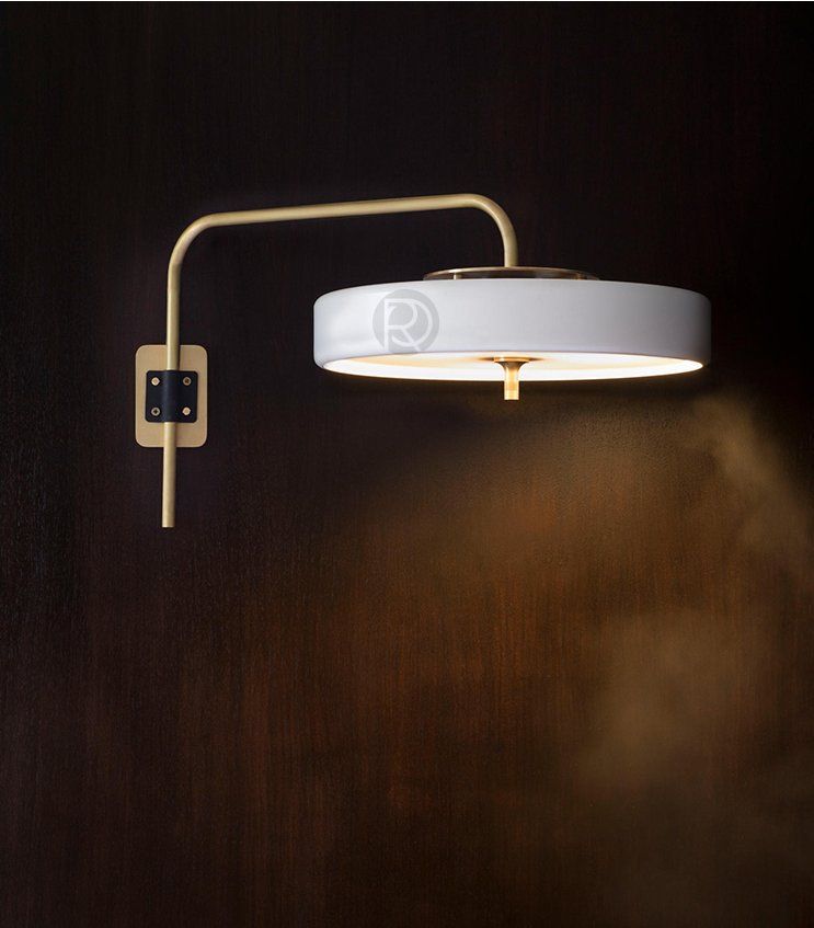Дизайнерский настенный светильник (Бра)  REVOLVE by Romatti