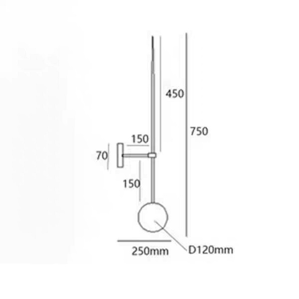 Настенный светильник (Бра) TAURUS by Romatti