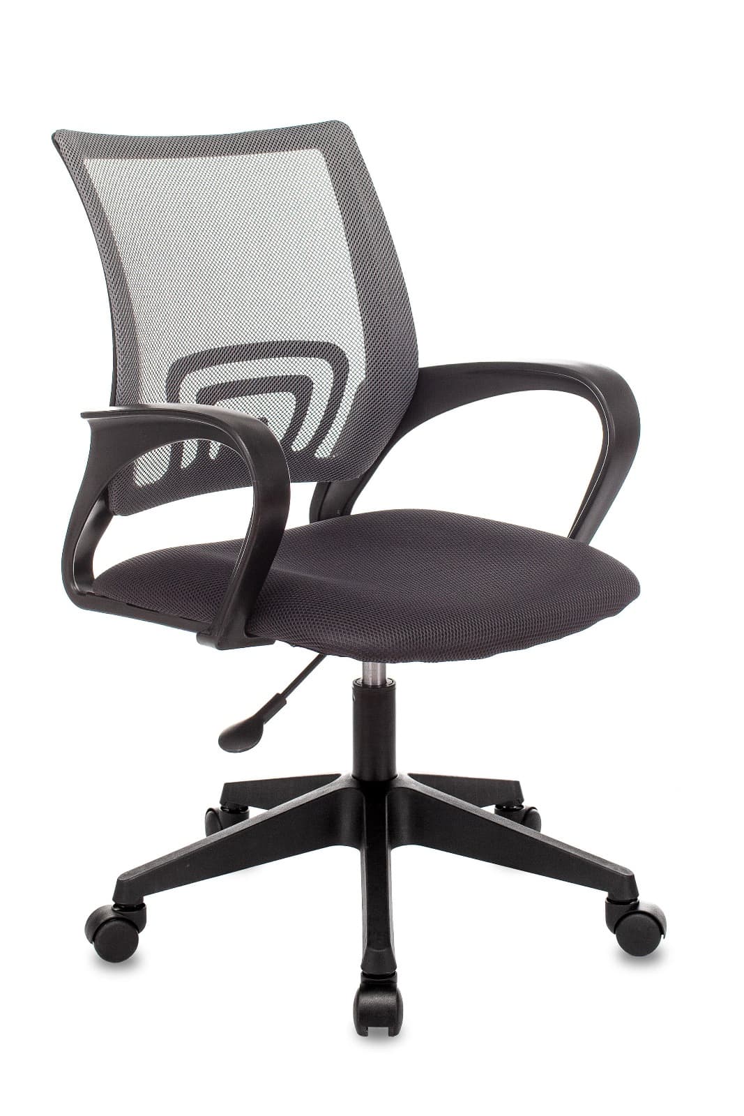 Компьютерное кресло ST-Basic офисное сетка/ткань серый крестовина пластик механизм Пиастра
