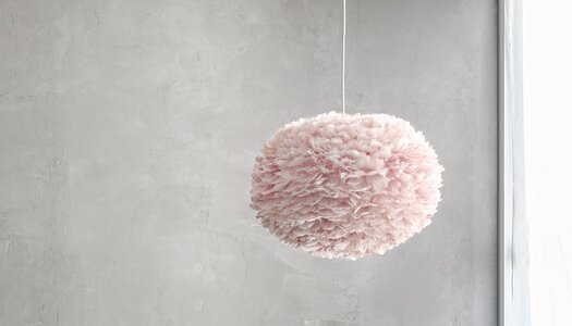 Плафон Eos Large light rose, (Д-65, В-40)