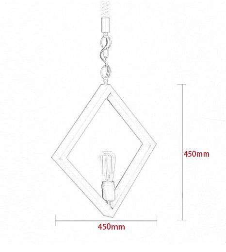 Подвесной светильник Romb Rope by Romatti