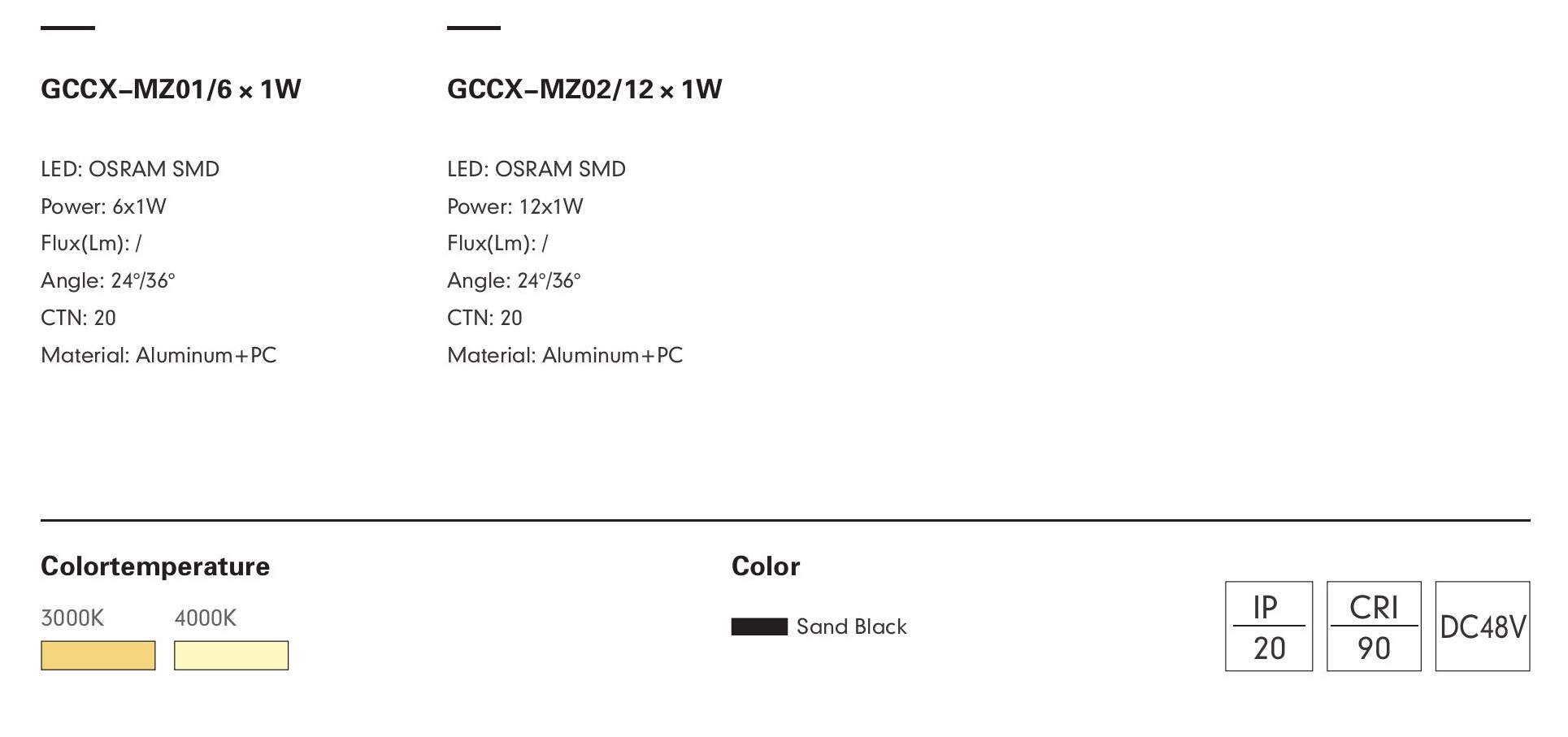 Трековый светильник BURANO-02 by Romatti