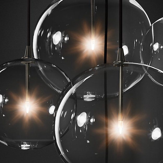 Подвесной светильник Glass Globe Mobile Cluster by Romatti