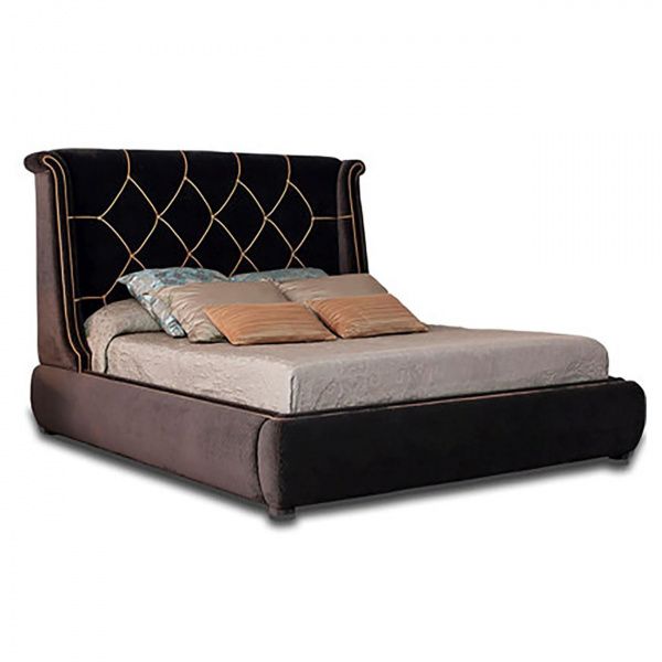 Кровать двуспальная 180х200 коричневая Tecni Nova
