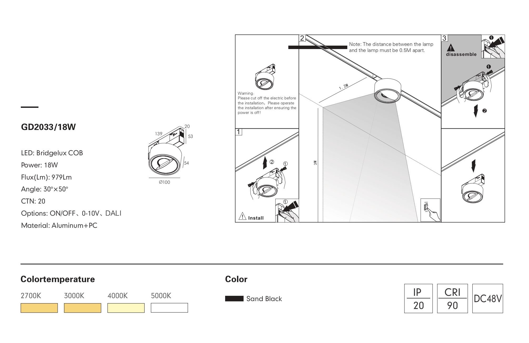 Спот PRATO-33 by Romatti