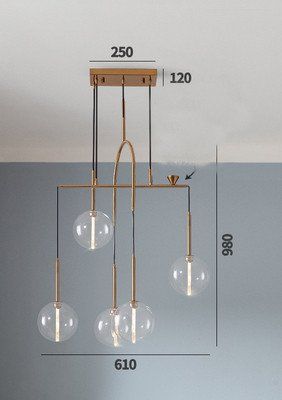 Подвесной светильник Porire by Romatti