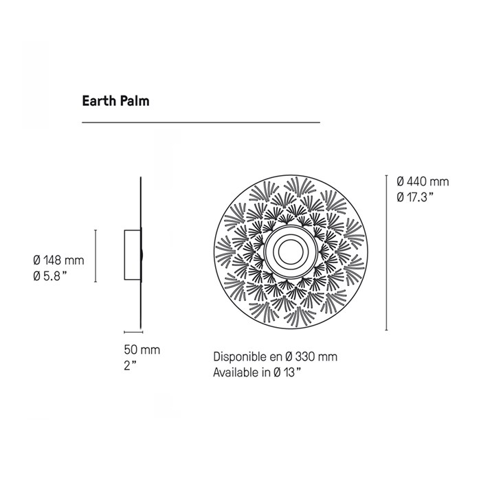 Настенный светильник (Бра) EARTH PALM by CVL Luminaires