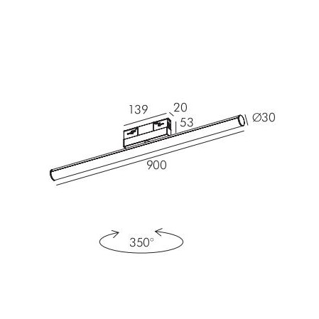 Трековый светильник PRATO-10/11/12 by Romatti