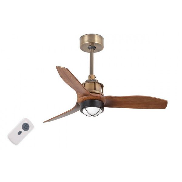 Люстра - вентилятор Mini Just Fan Old Gold 1L 33428-10