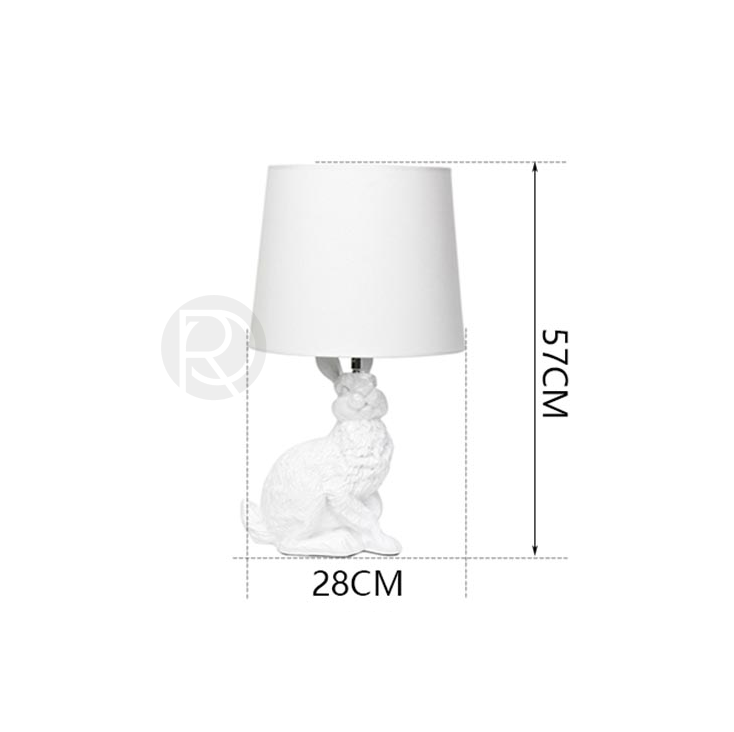 Дизайнерская настольная лампа RABBIT by Romatti
