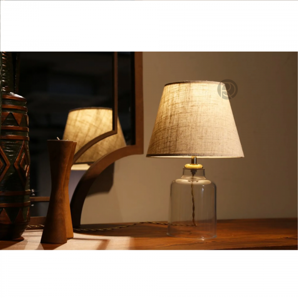 Дизайнерская настольная лампа с абажуром GLASSY AYD by Romatti