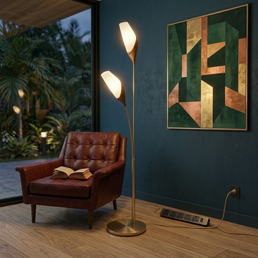 Торшер NUMI-MAGNOLIA by Romatti