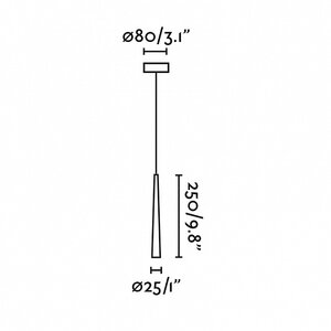 Подвесной светильник Faro Sabi white 64320