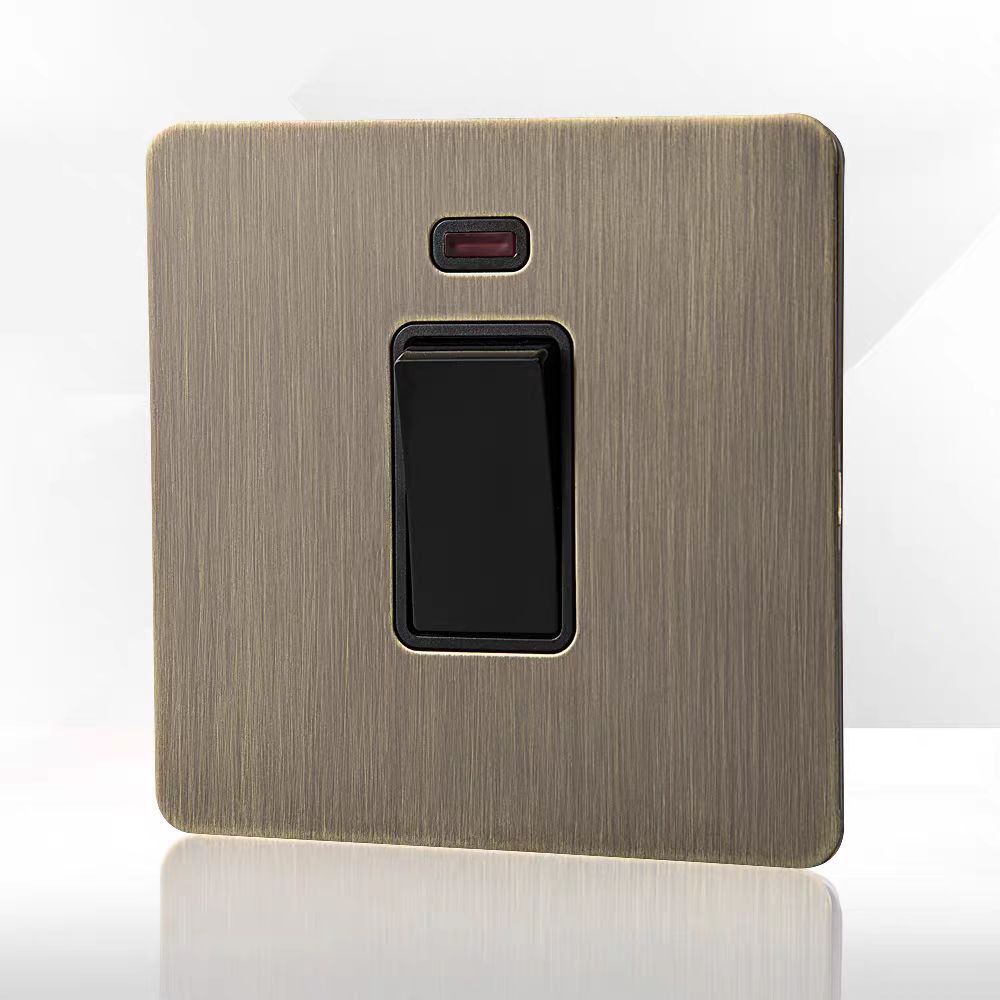 Выключатель с розеткой SPARKO by Romatti