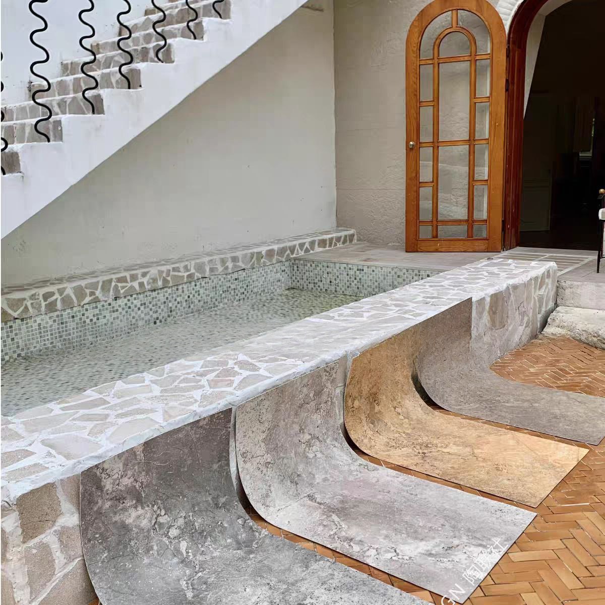 Стеновая панель SUNSET GOLDEN MOUNTAIN by Romatti