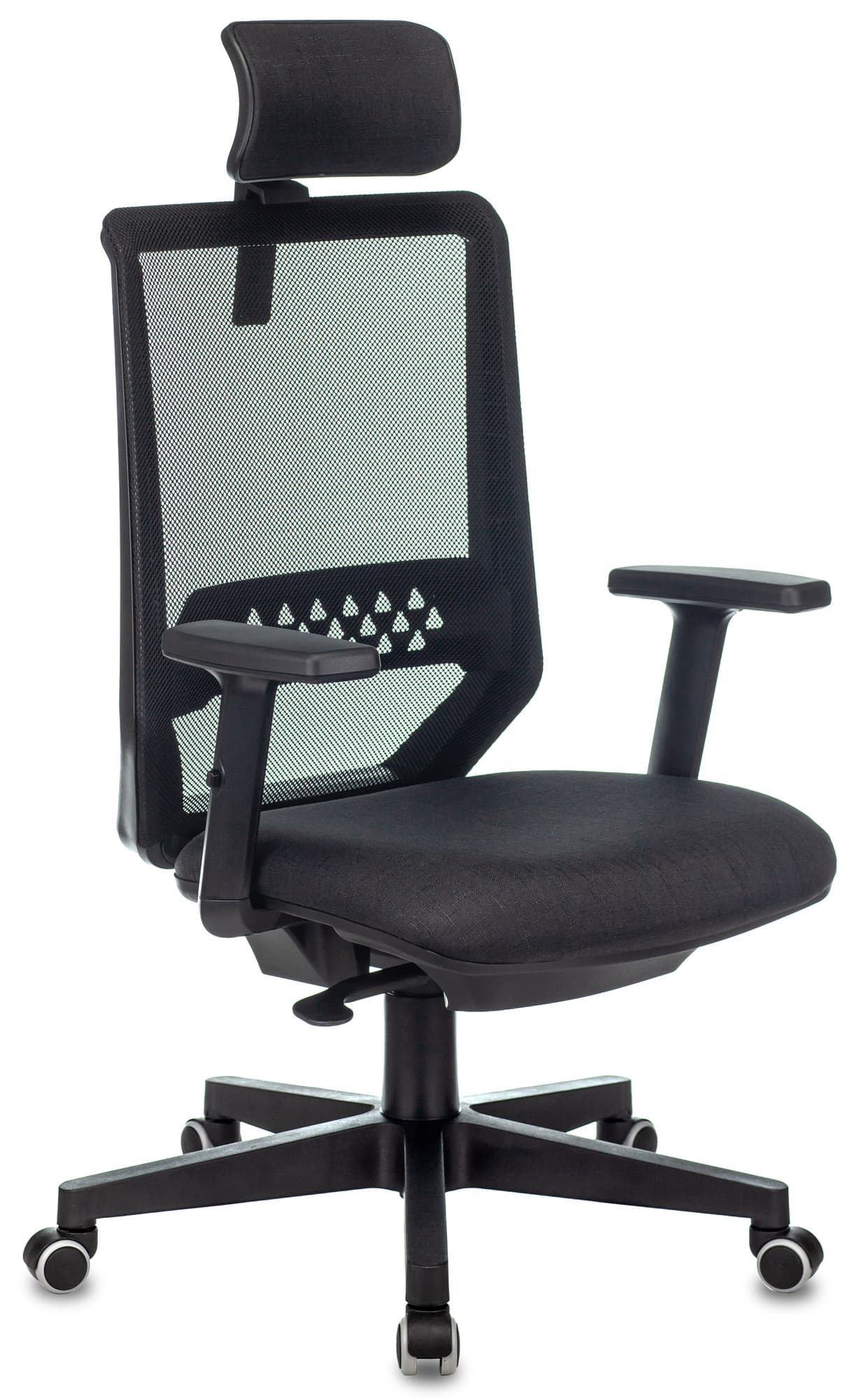 Кресло компьютерное для руководителя EXPERT черный TW-01 38-418 сетка/ткань с подголов. крестовина пластик