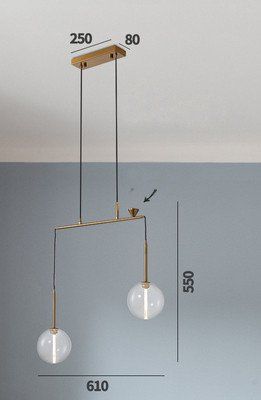 Подвесной светильник Porire by Romatti