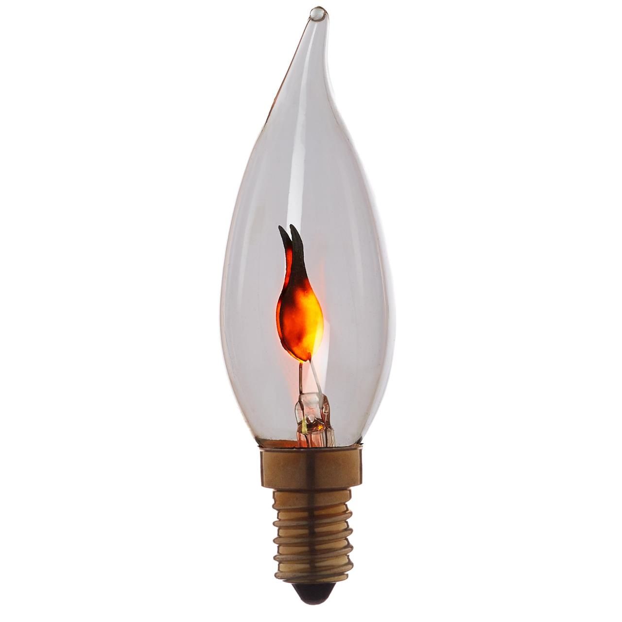 Свеча на ветру E14 3W 220V Edison Bulb