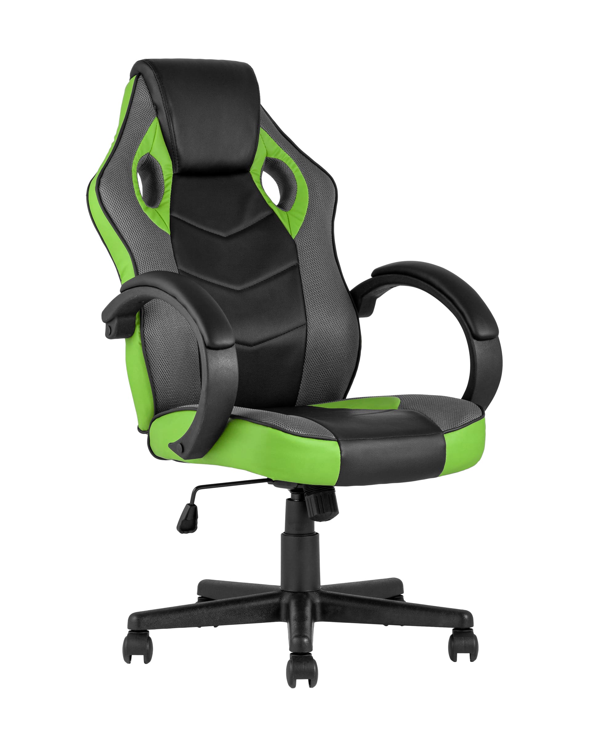 Игровое кресло компьютерное TopChairs Sprinter зеленое геймерское