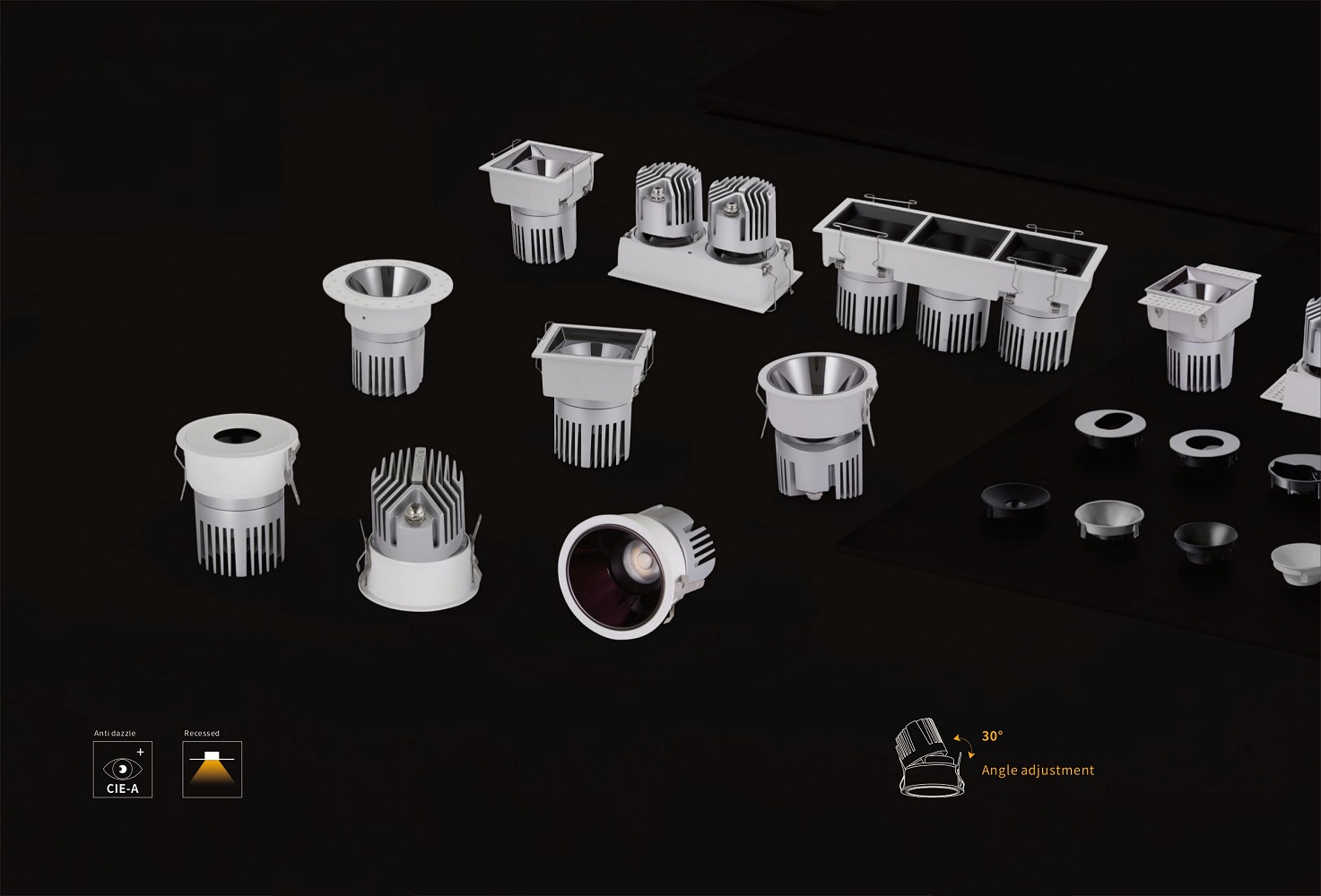 Встраиваемый светильник MTH55F-02 by Romatti