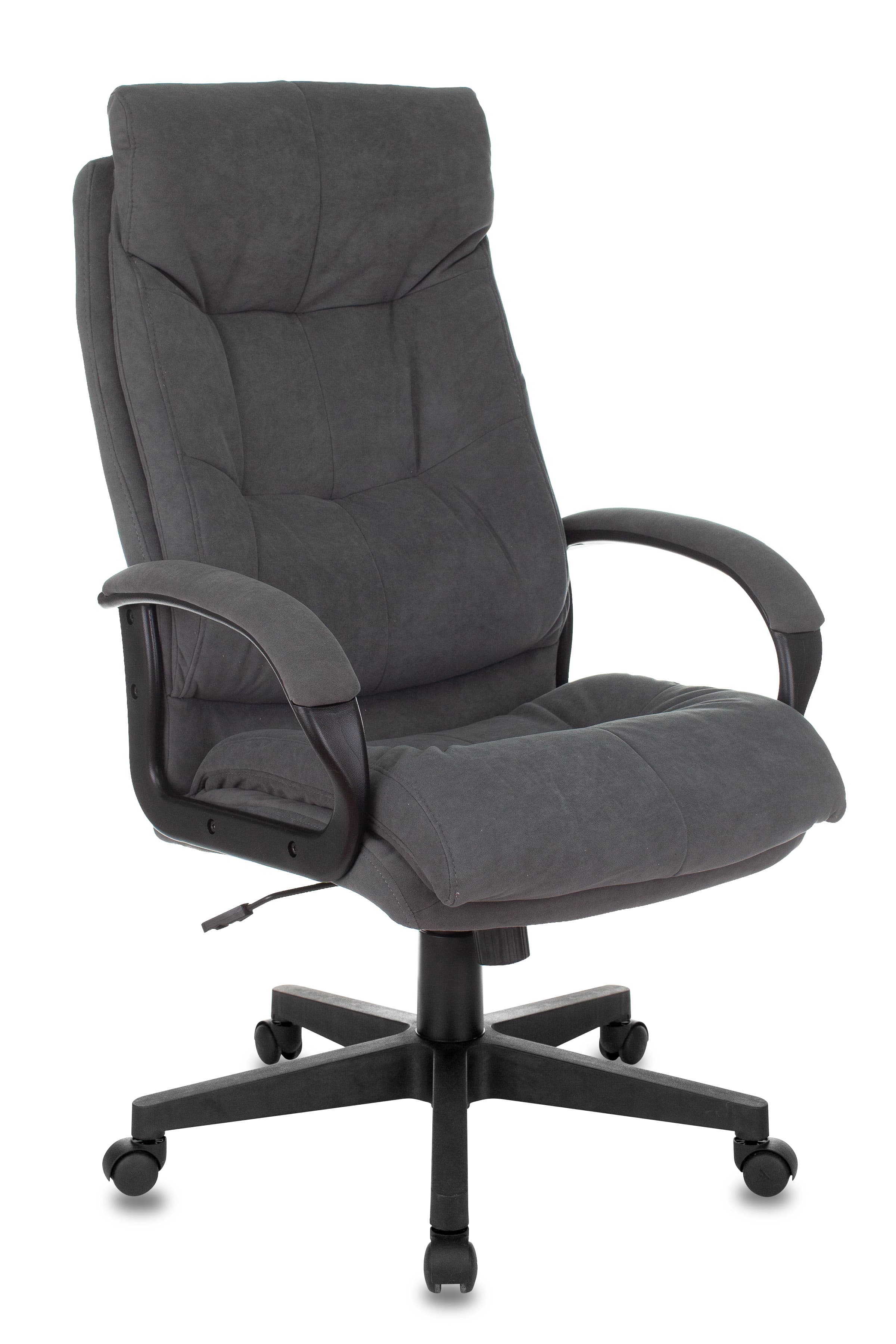 Компьютерное кресло для руководителя офисное CH-824 Fabric обивка ткань серый Alfa 44 крестовина пластик