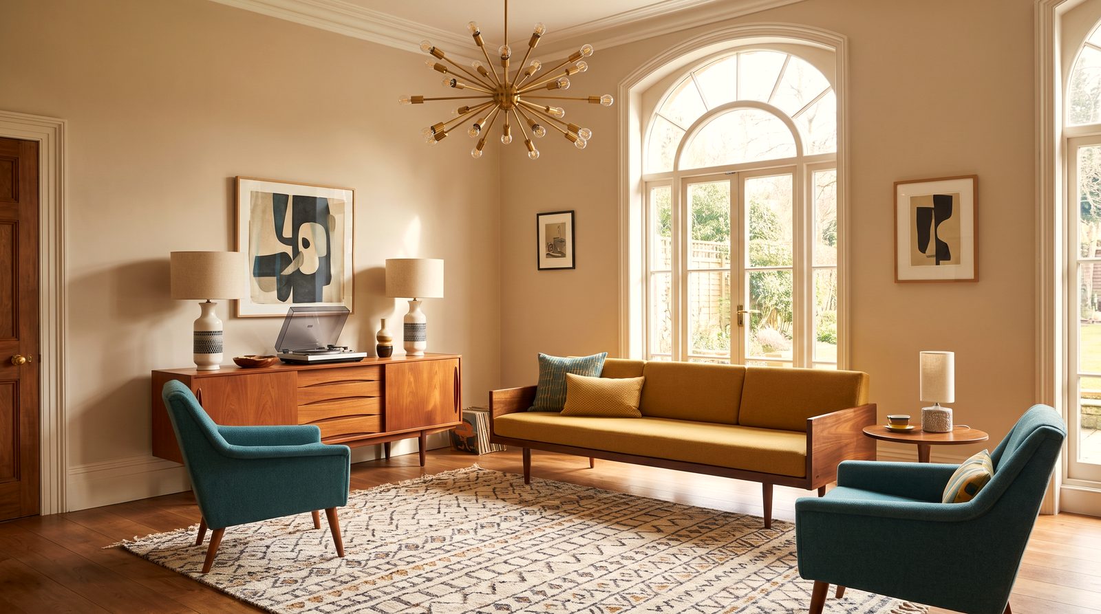 Стиль mid-century modern в интерьере